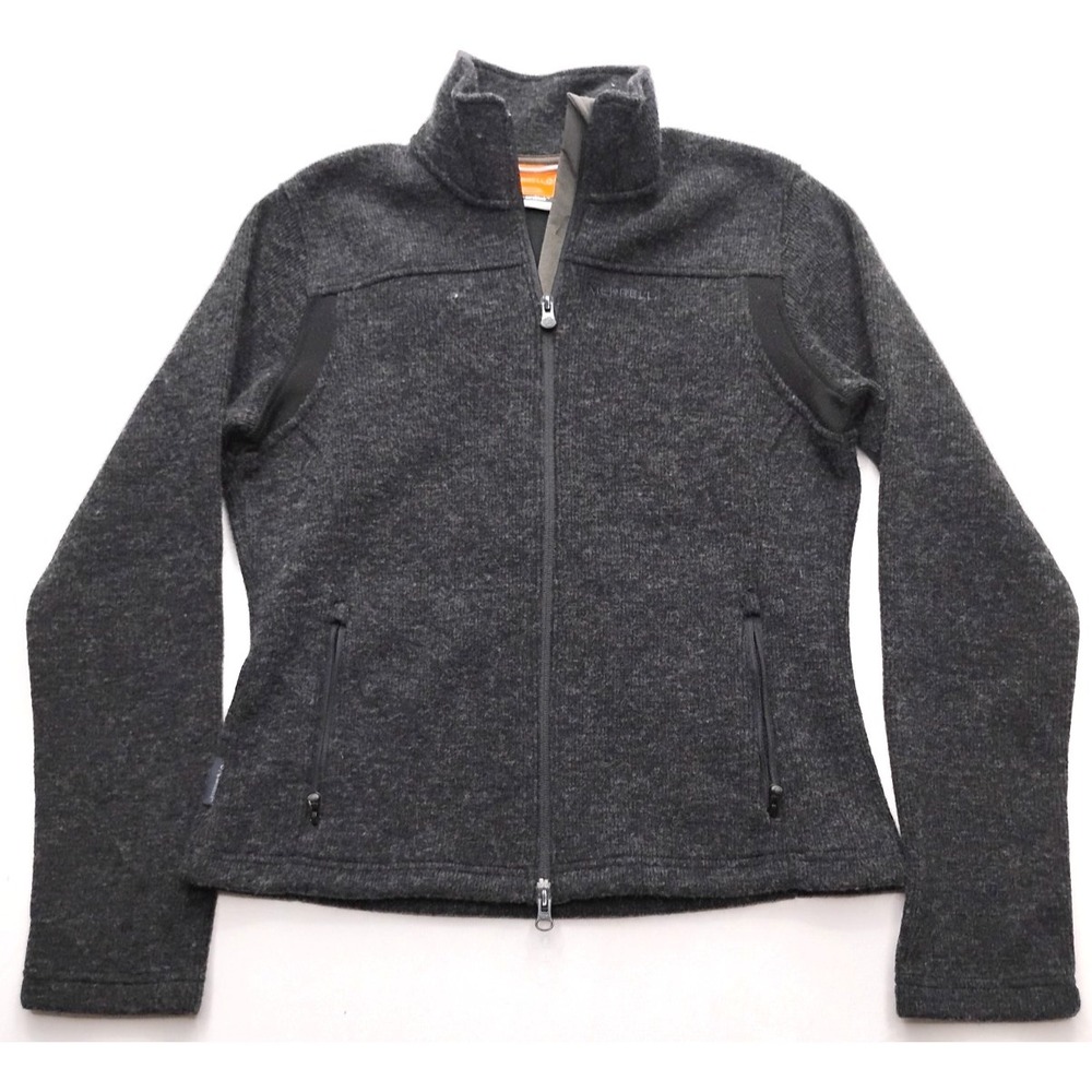 Merrell Aeroblock Softshell Full Zip Jacket Black Large Womens Medium